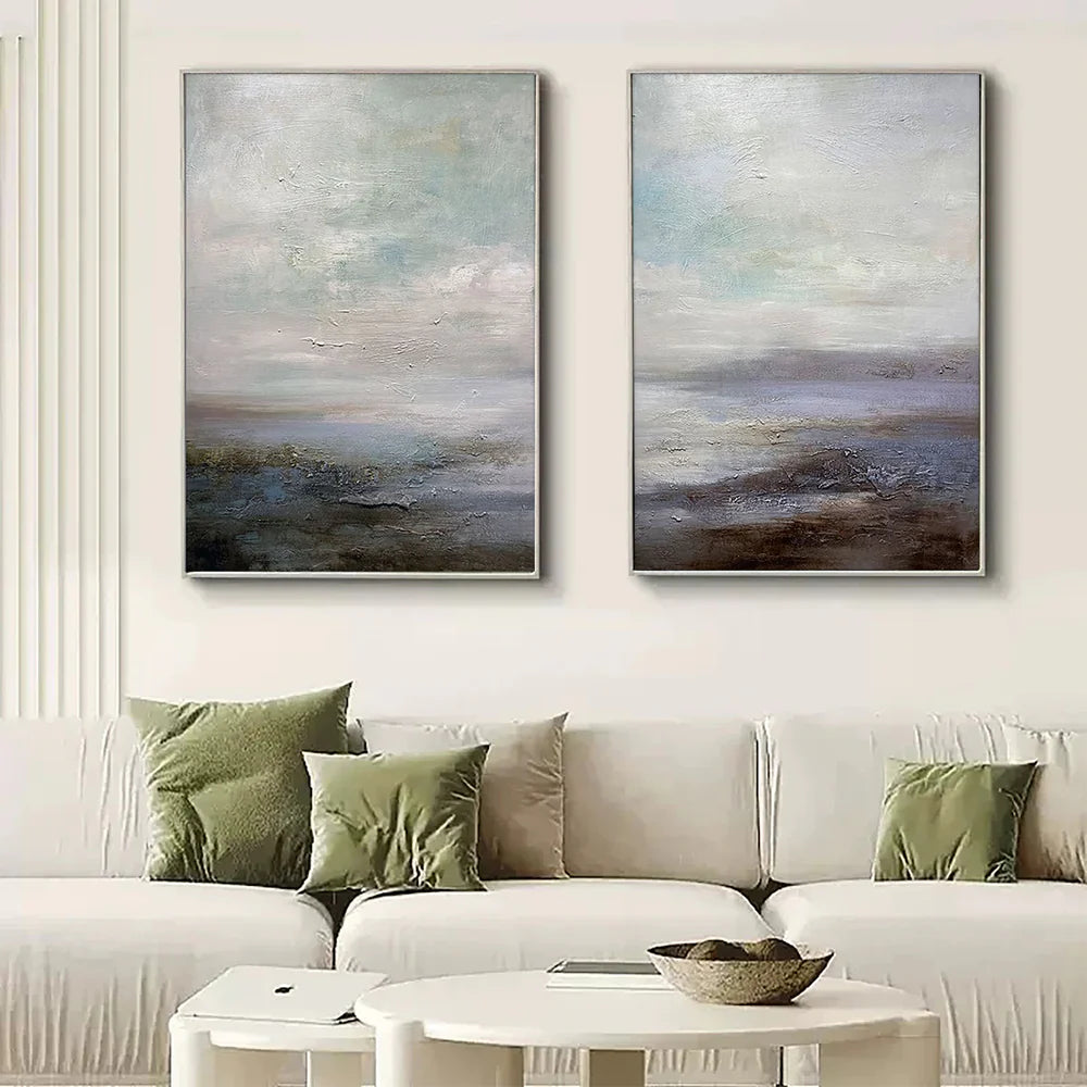 Sky And Ocean Painting Set of 2 #SO104