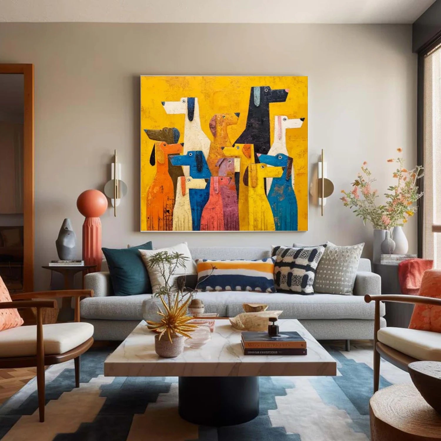 Abstract Animal Wall Art #AT064