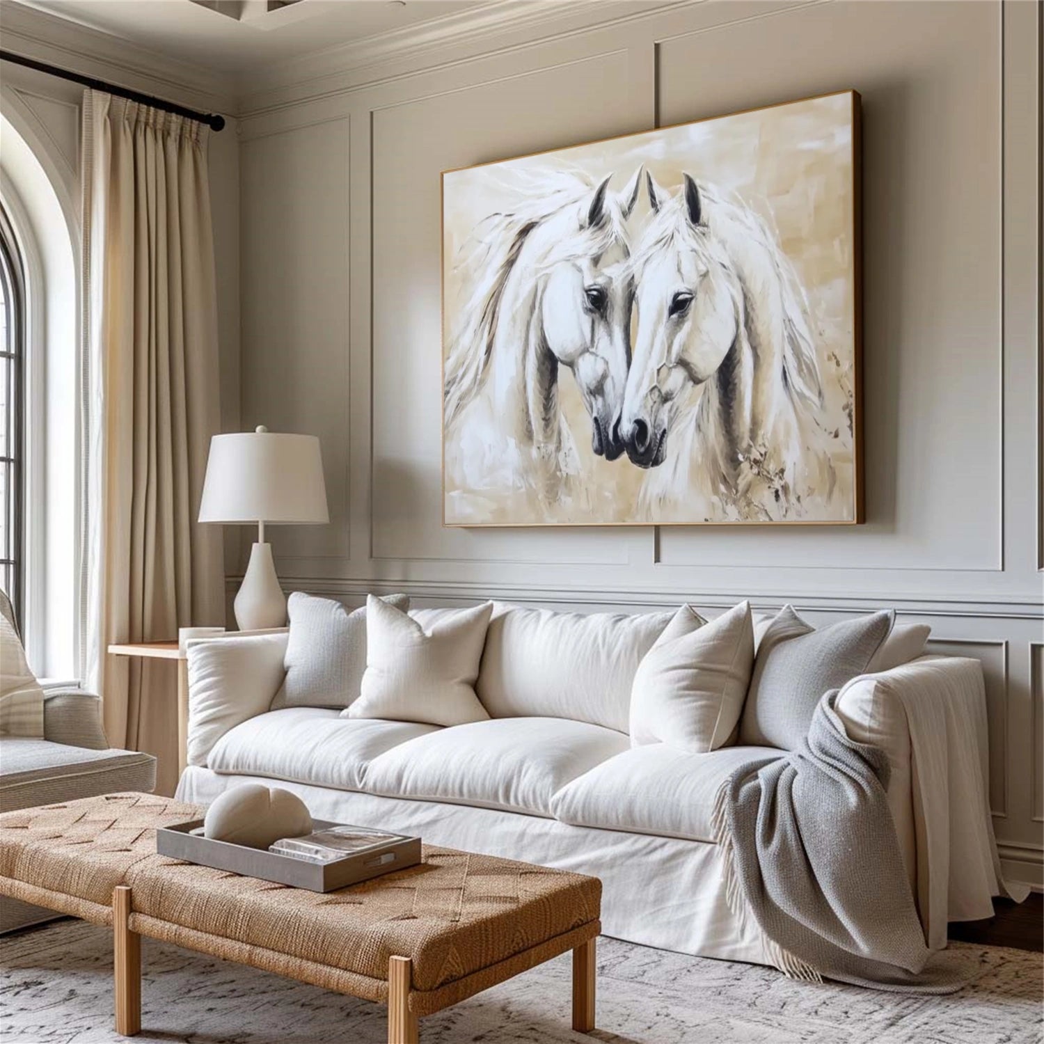 Abstract Animal Art Horse Wall Art #AT047