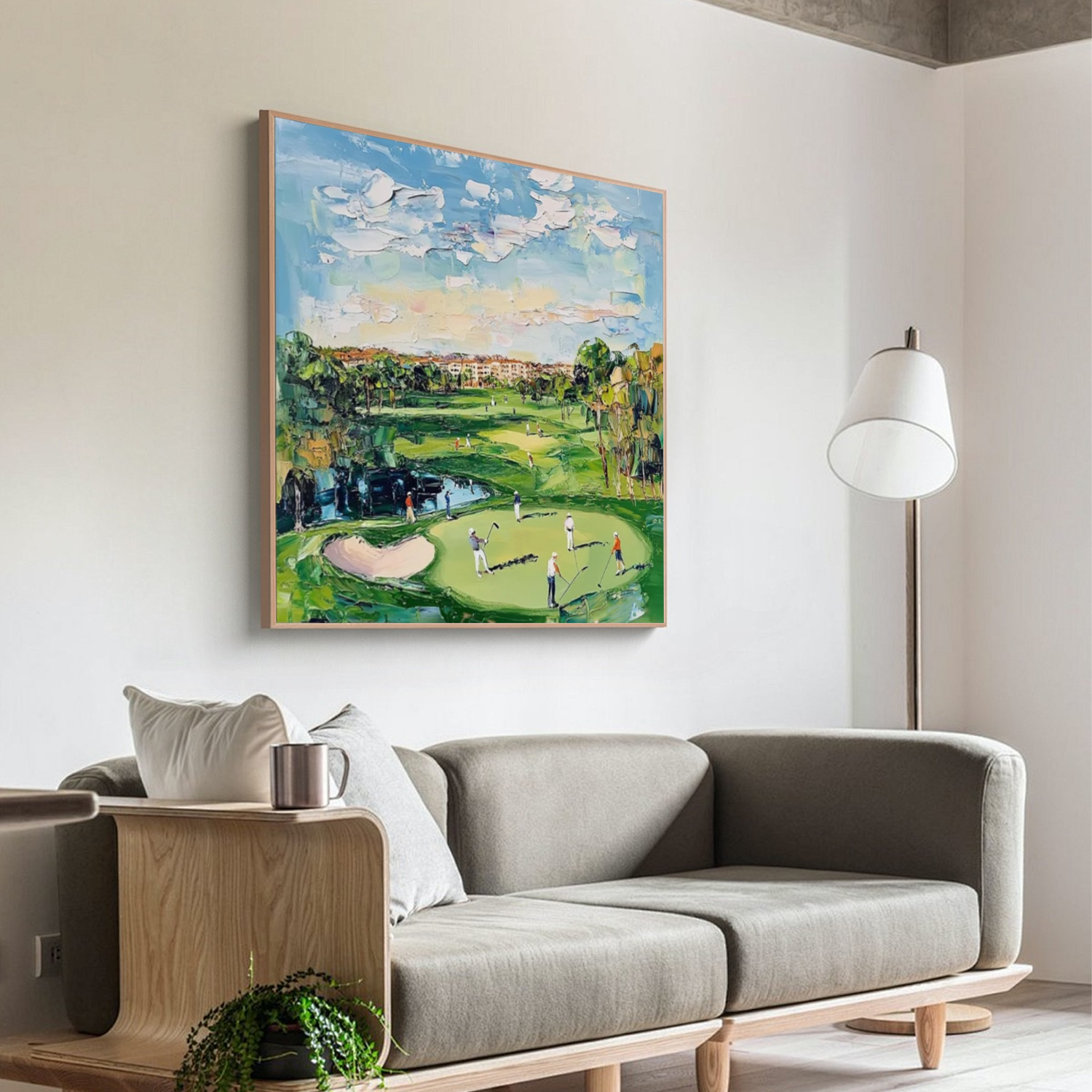 Golf Sport Textured Wall Art #BA013