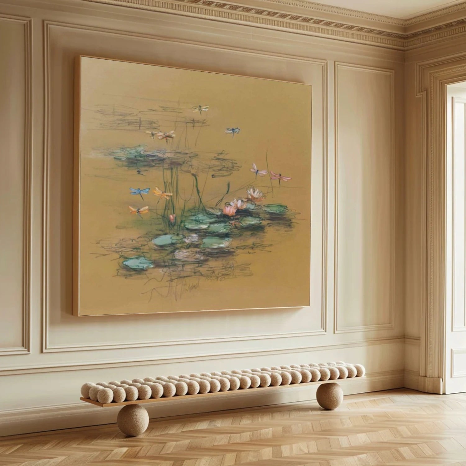 Tree And Flower Abstract Wall Art #TF149