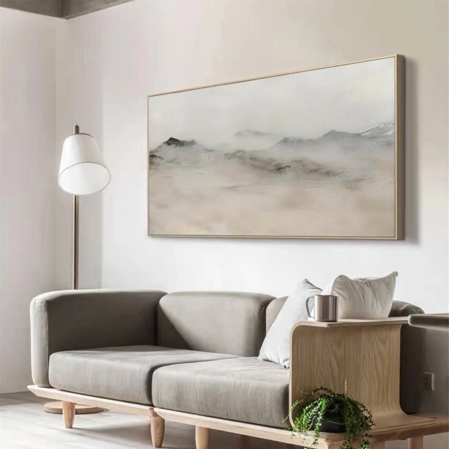 Abstract Mountain Canvas Art #WT258