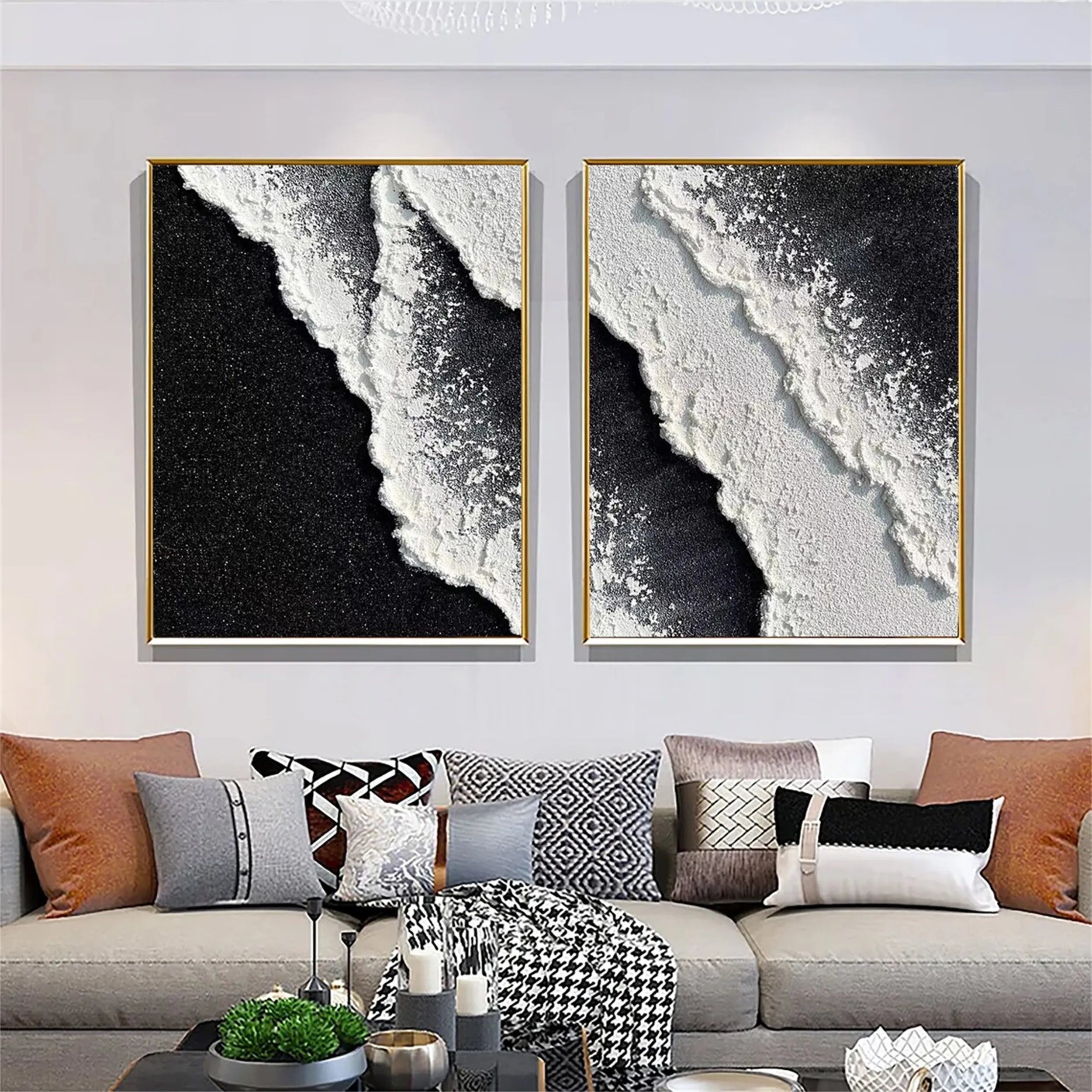 Sky And Ocean Painting Set of 2 #SO080