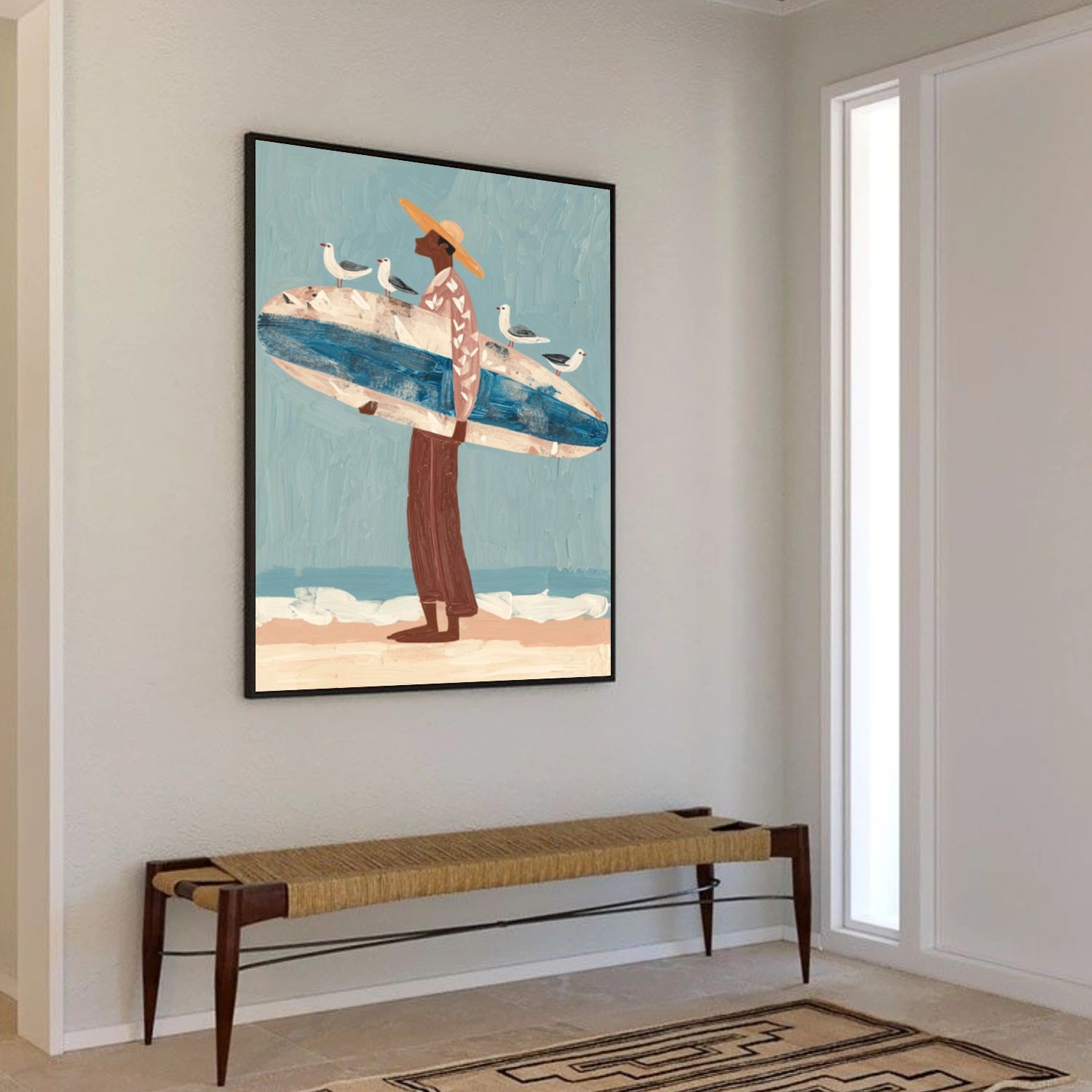 Abstract Portrait Wall Art #WP036