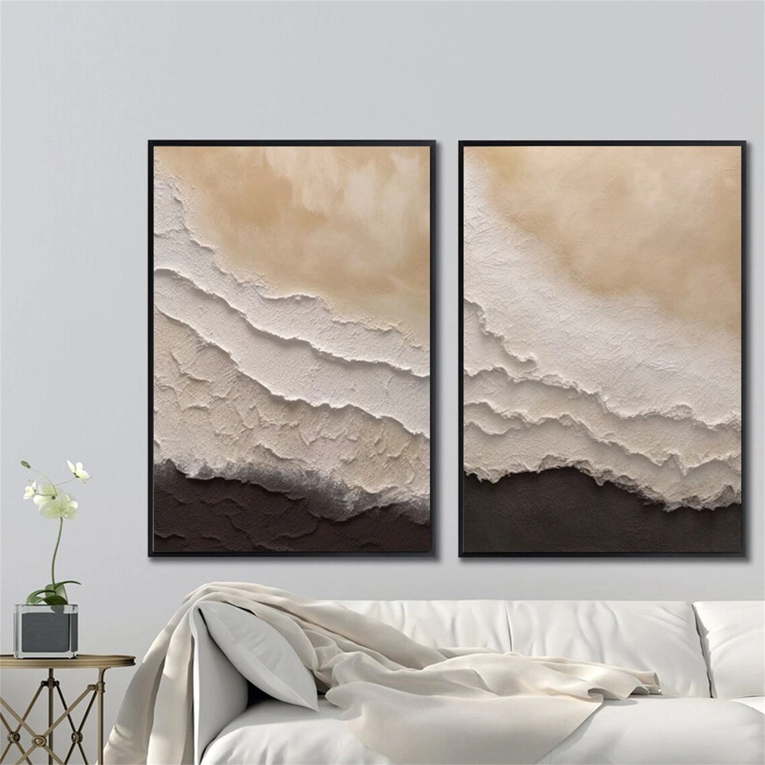 Sky And Ocean Painting Set of 2 #SO021