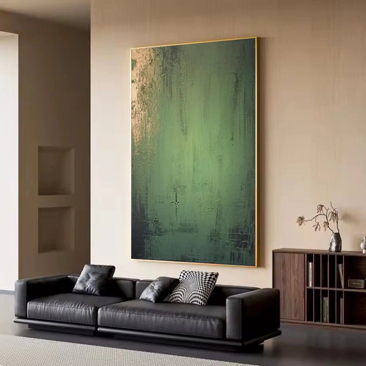 Wabi Sabi Abstract Canvas Art #WA261