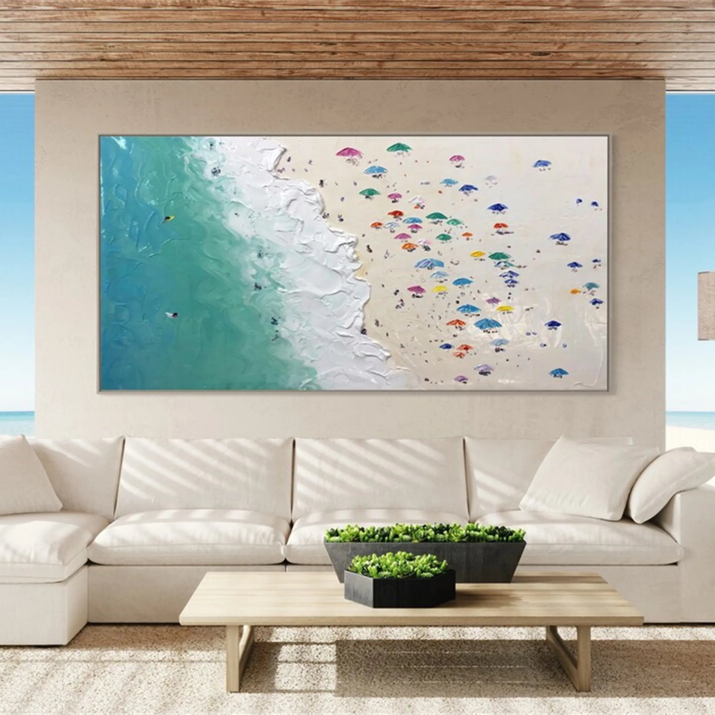 Sky And Ocean Painting #SO128