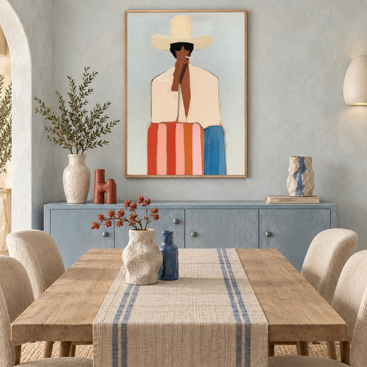 Abstract Portrait Wall Art #WP048
