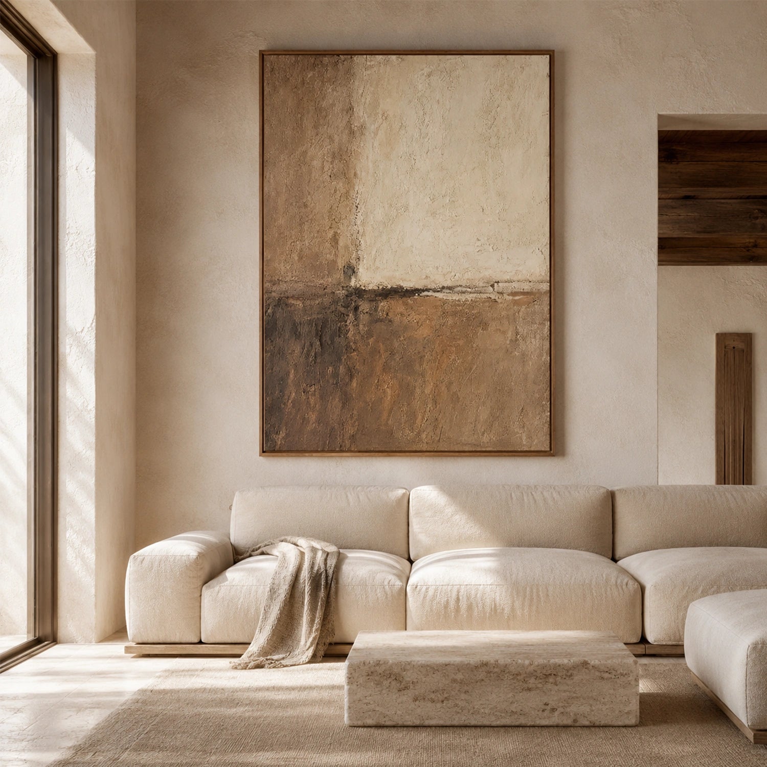 Wabi Sabi Abstract Canvas Art #WA274