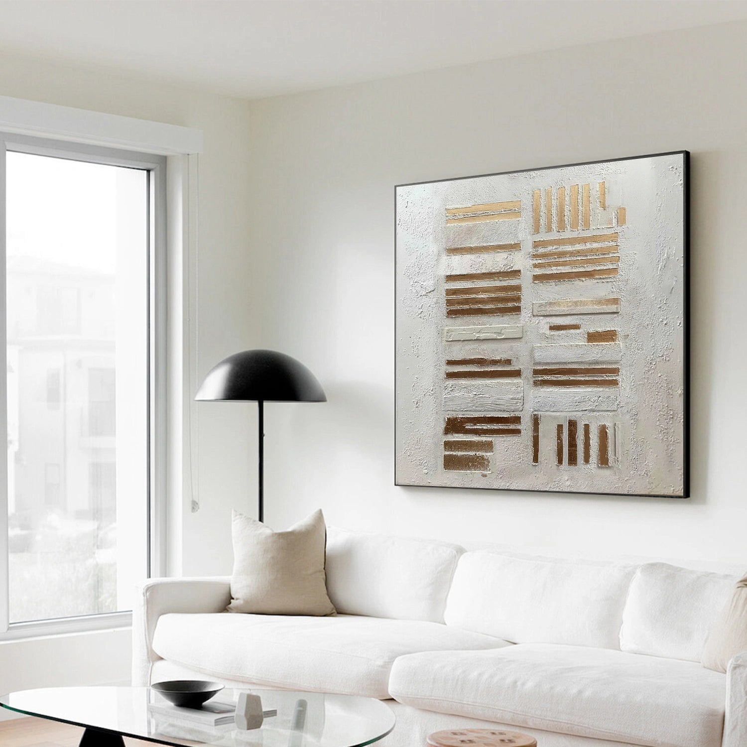 Wabi Sabi Abstract Textured Canvas Art #WA251