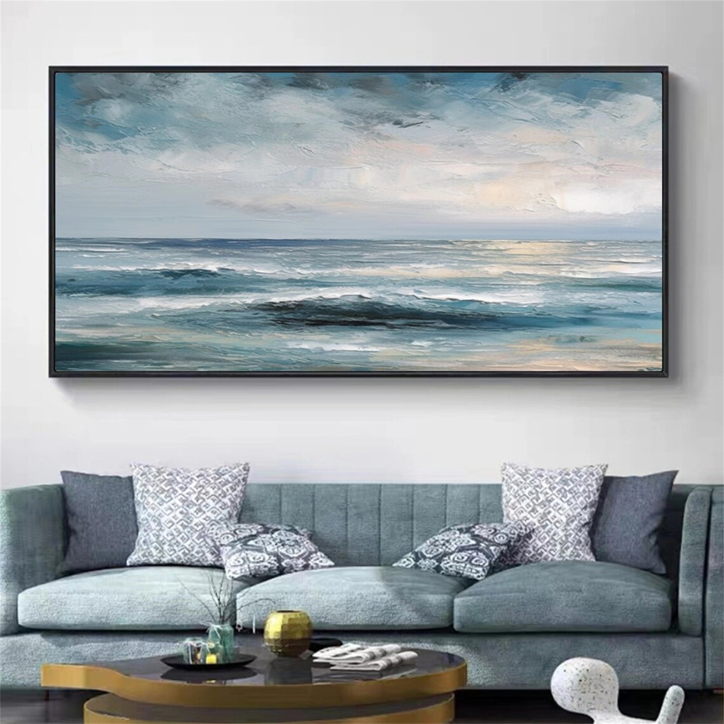 Sky And Ocean Painting #SO058