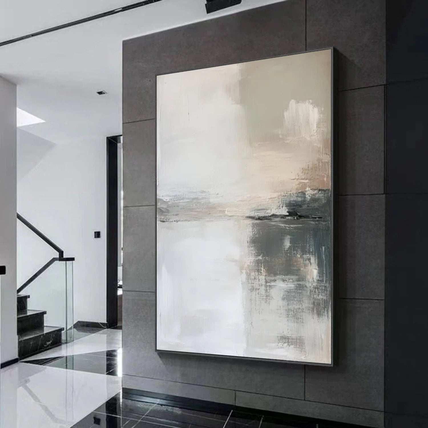 Wabi Sabi Abstract Canvas Art #WA215