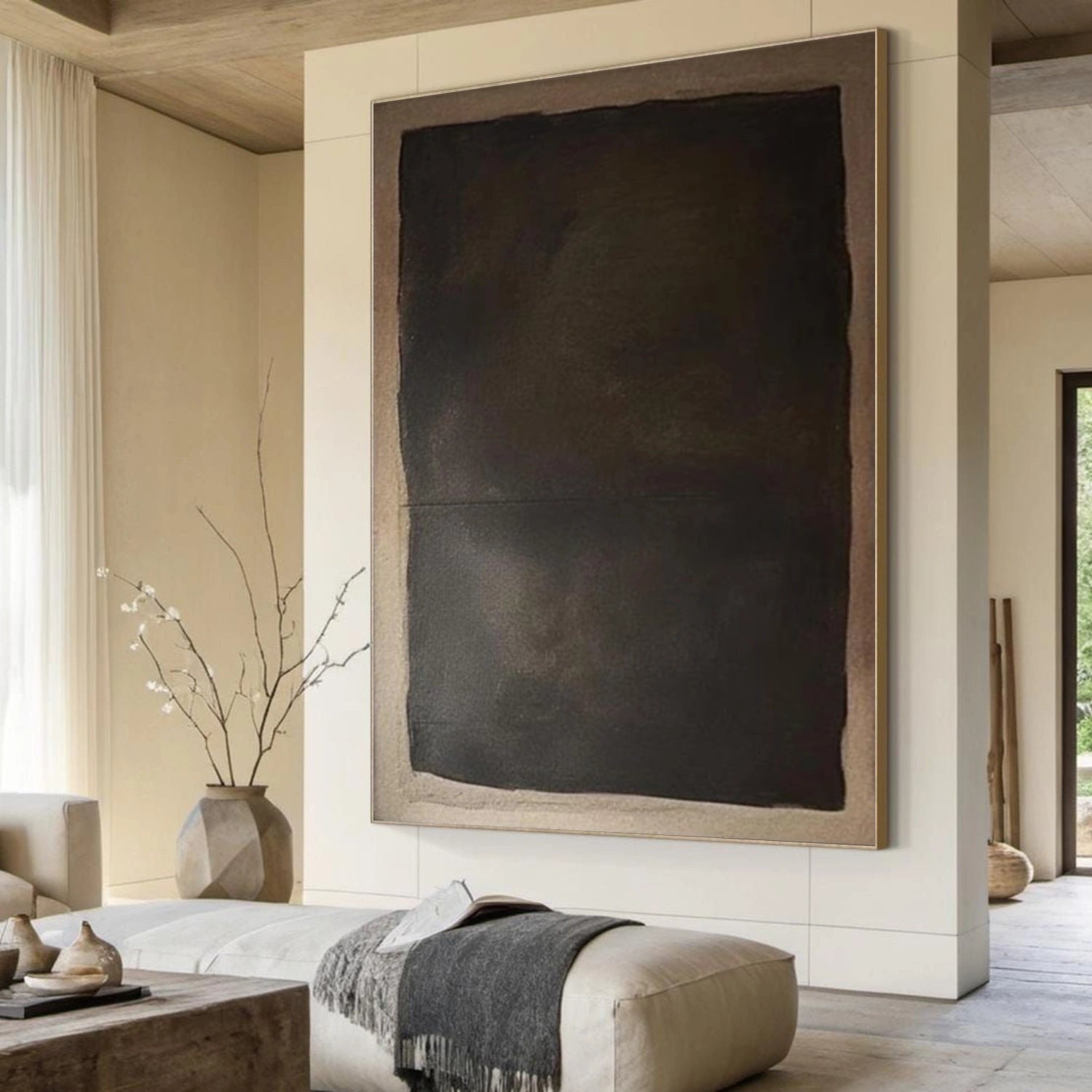 Wabi Sabi Abstract Canvas Art #WA256