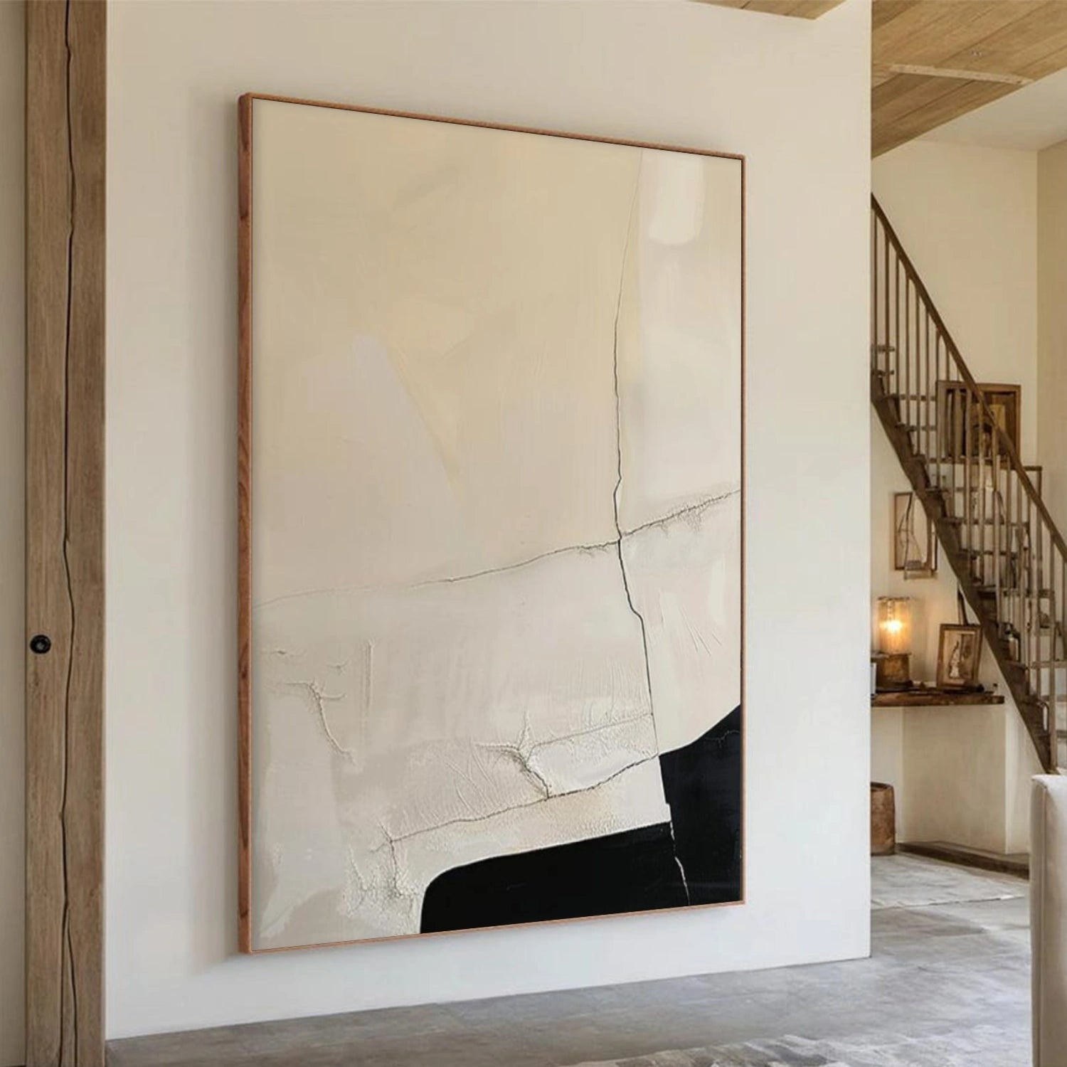 Wabi Sabi Abstract Canvas Art #WA258
