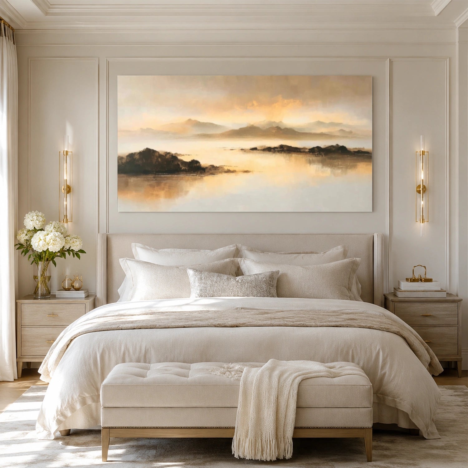 Abstract Mountain Canvas Art #WT264