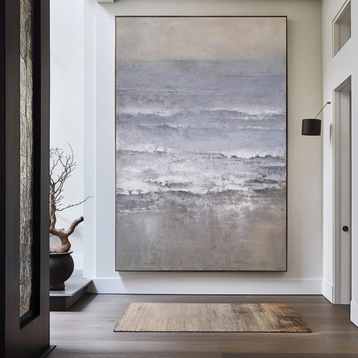 Sky And Ocean Abstract Wall Art #SO303