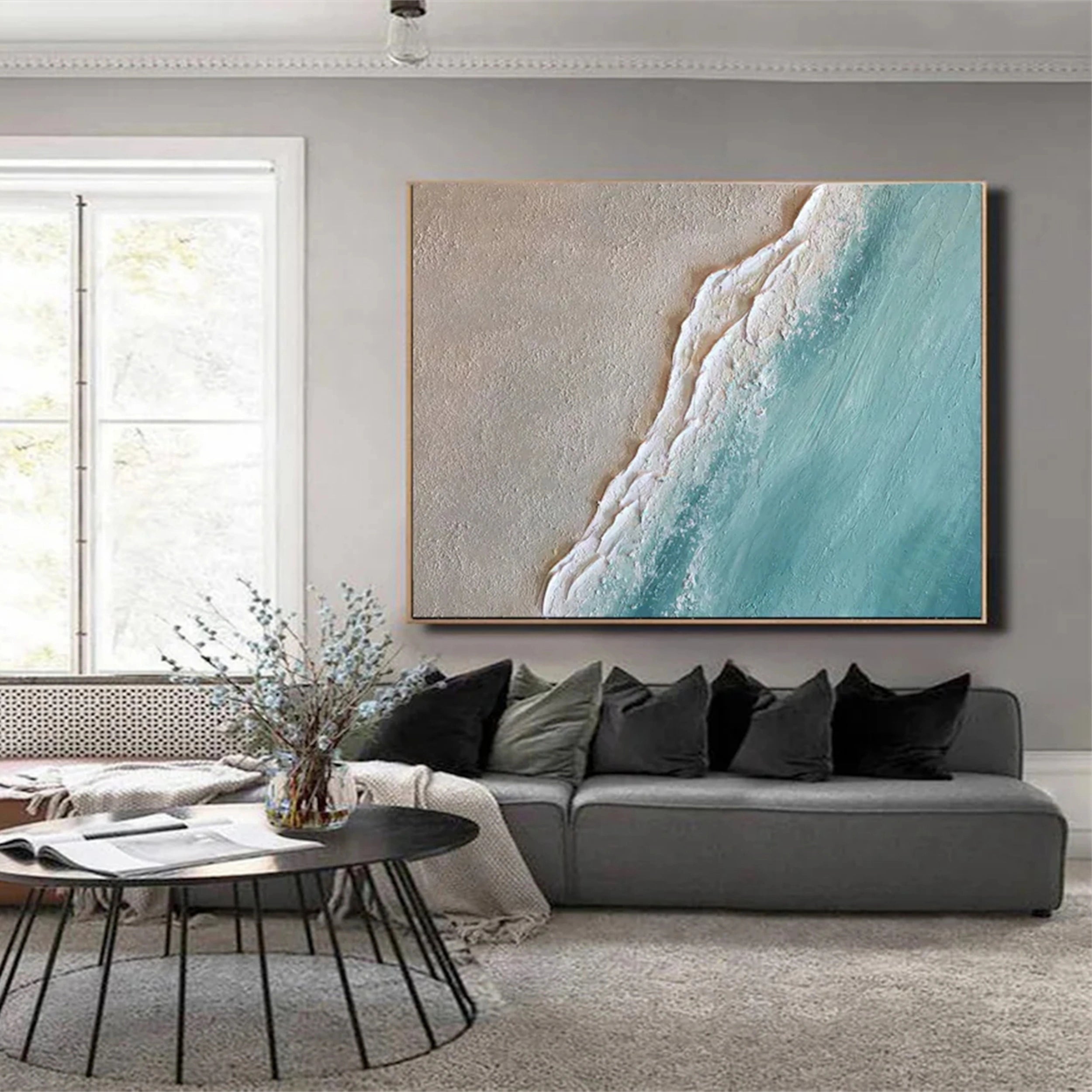 Sky And Ocean Painting #SO036