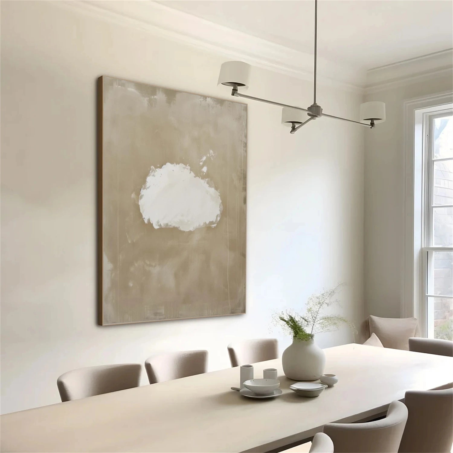 Sky And Ocean Abstract Wall Art #SO337