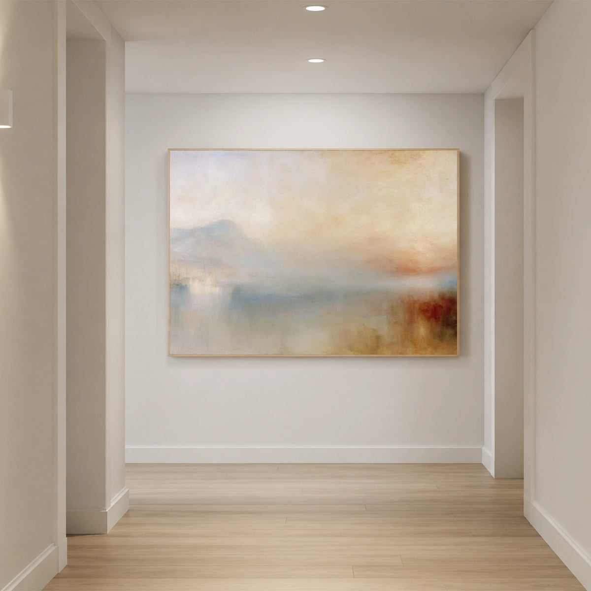 Sky And Ocean Abstract Wall Art #SO461