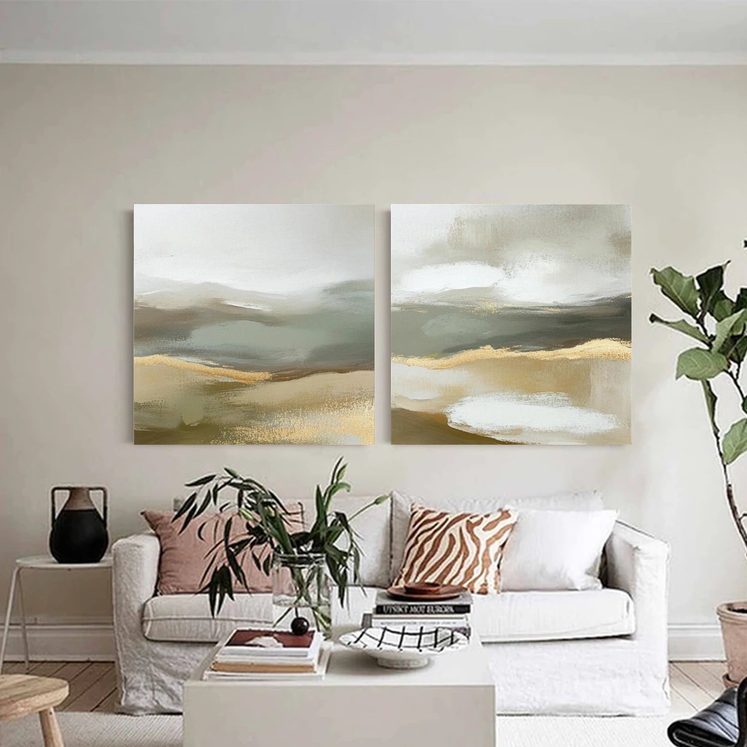 Abstract Wall Art Set of 2 #AW190