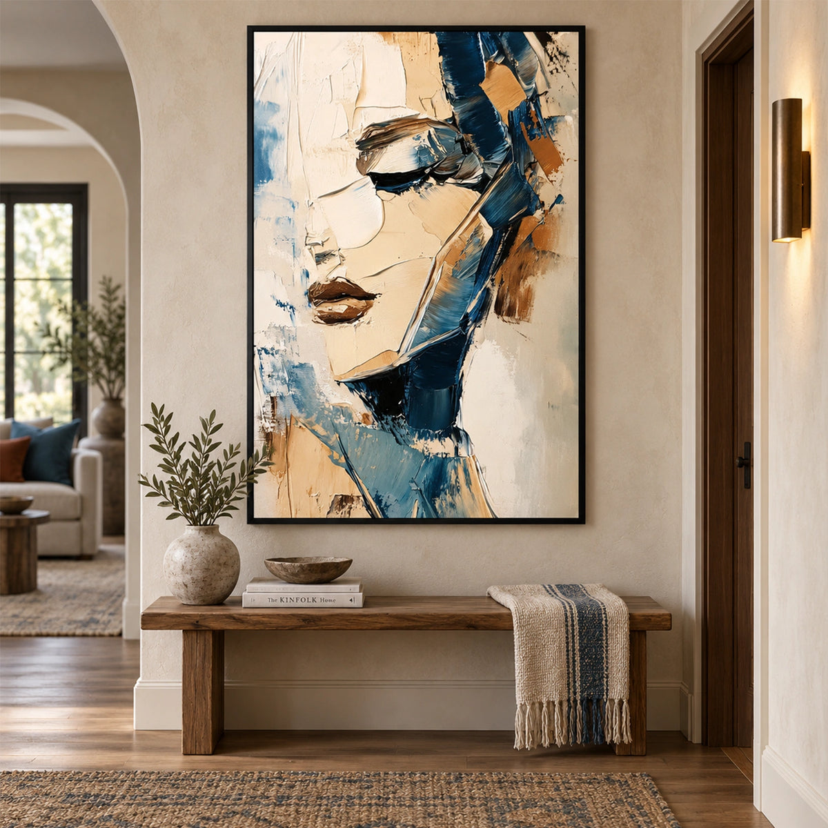 Abstract Portrait Wall Art #WP041