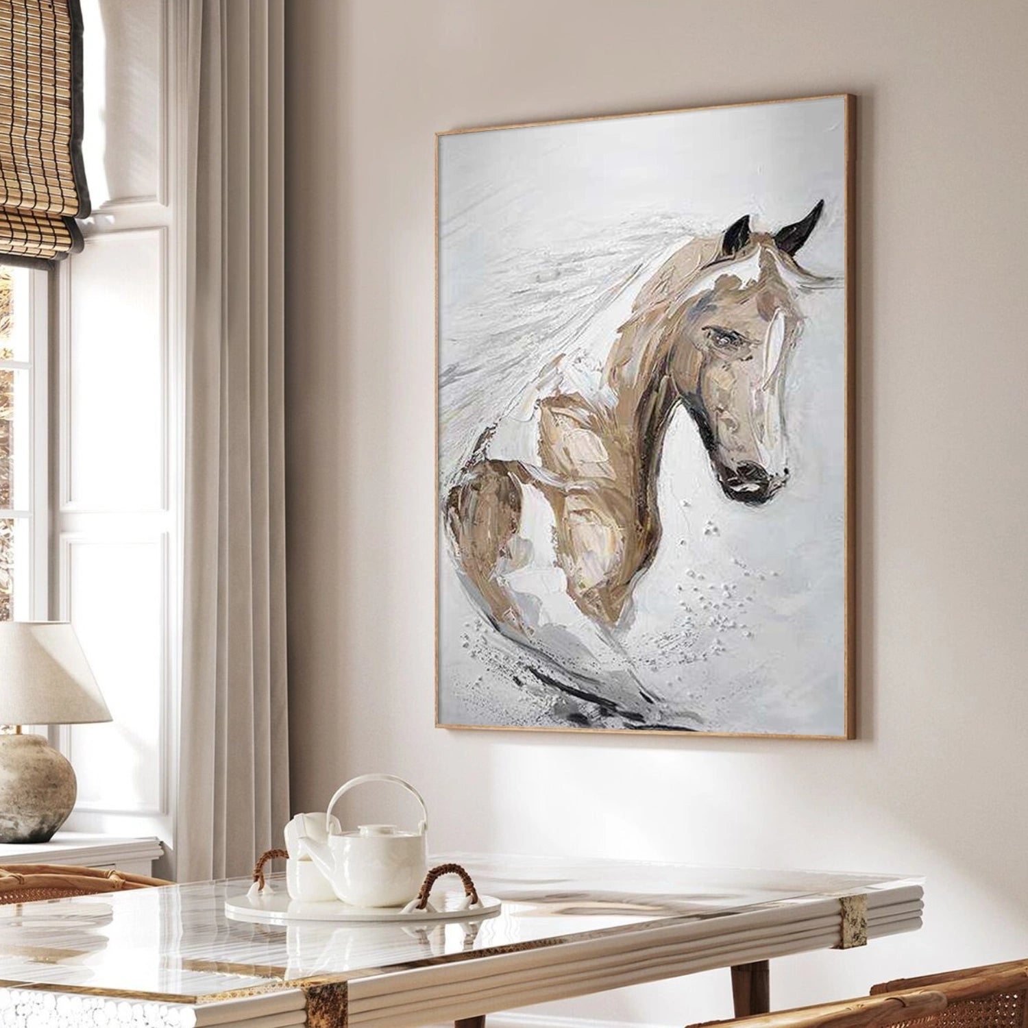 Abstract Animal Horse Wall Art #AT071
