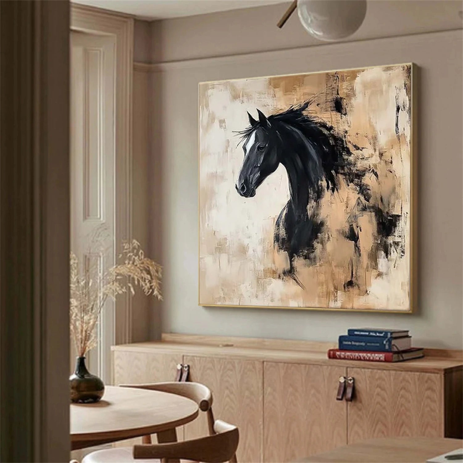 Abstract Animal Horse Wall Art #AT072
