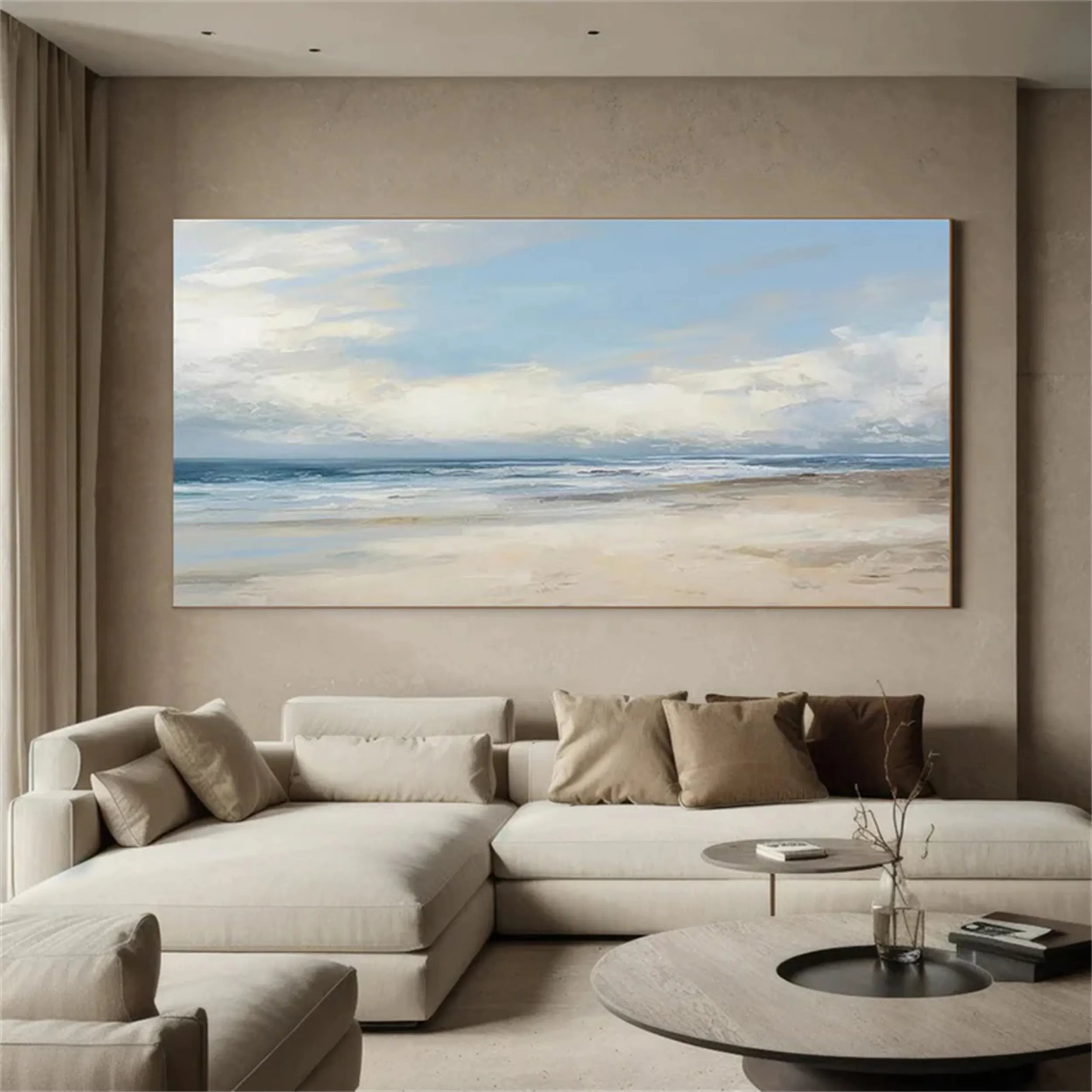 Sky And Ocean Painting #SO093