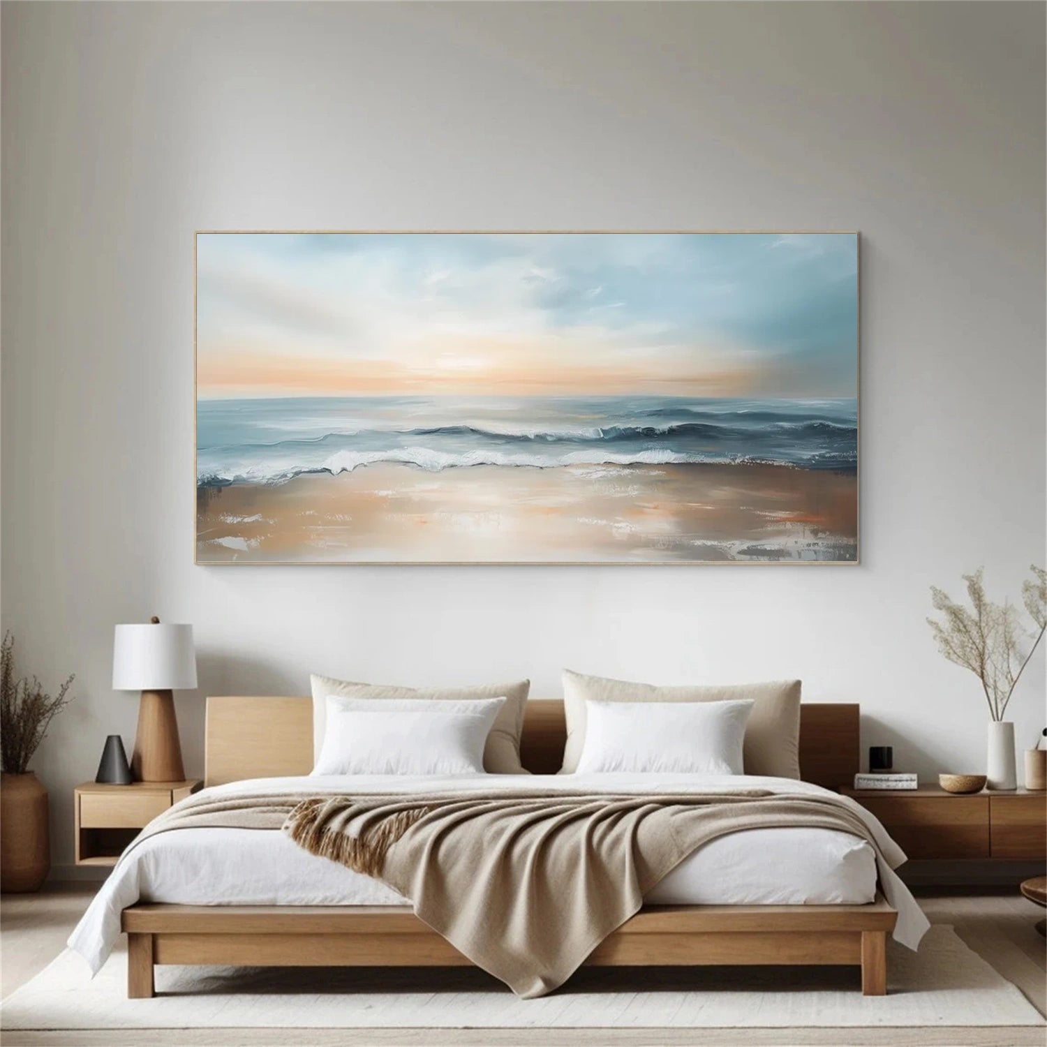 Sky And Ocean Abstract Wall Art #SO312