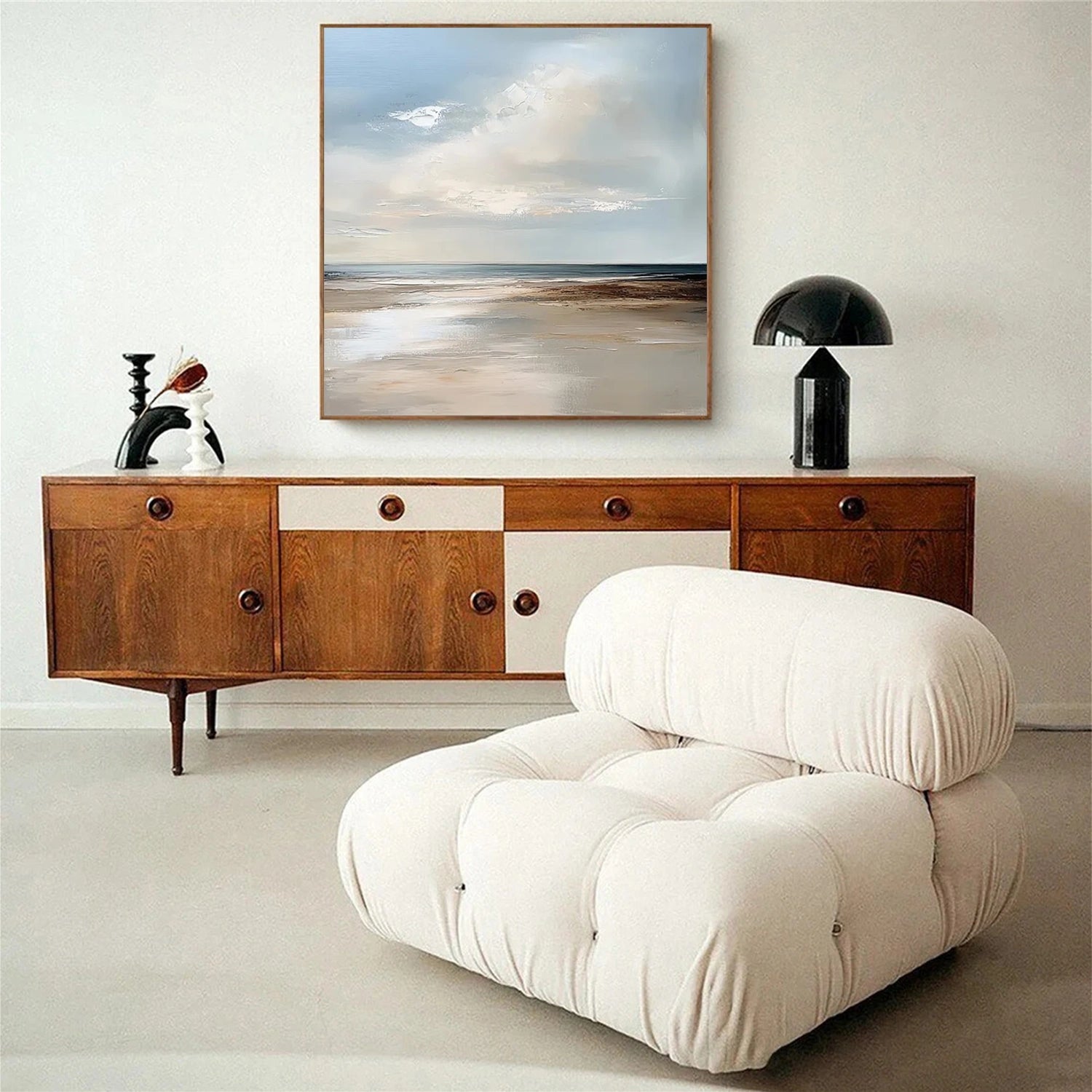 Sky And Ocean Abstract Wall Art #SO254