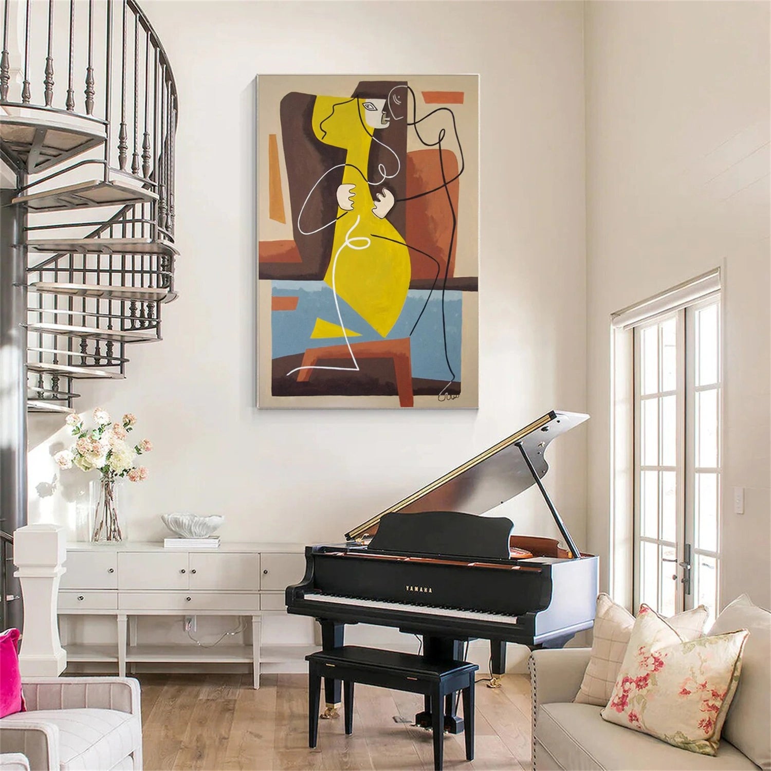 Abstract Portrait Wall Art #WP004