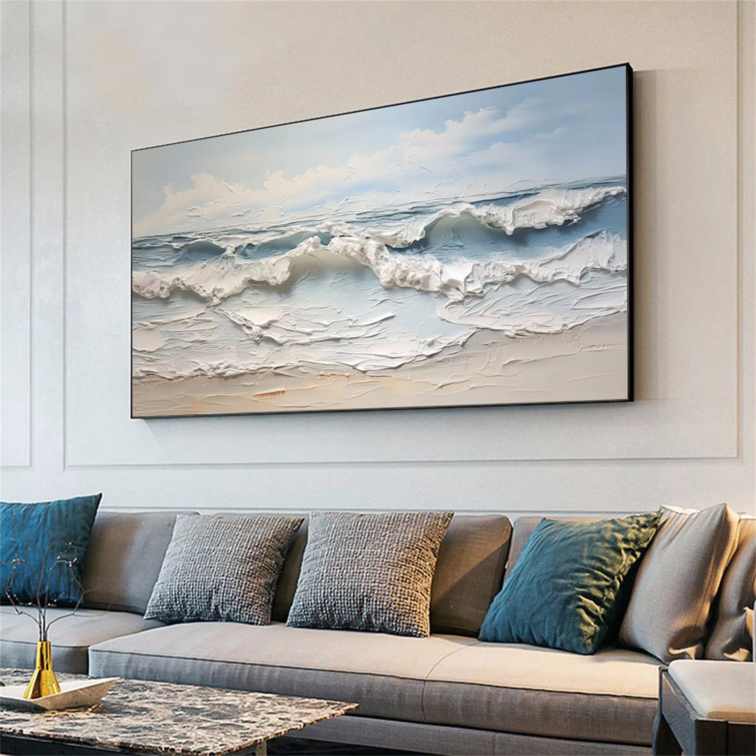 Sky And Ocean Painting #SO086