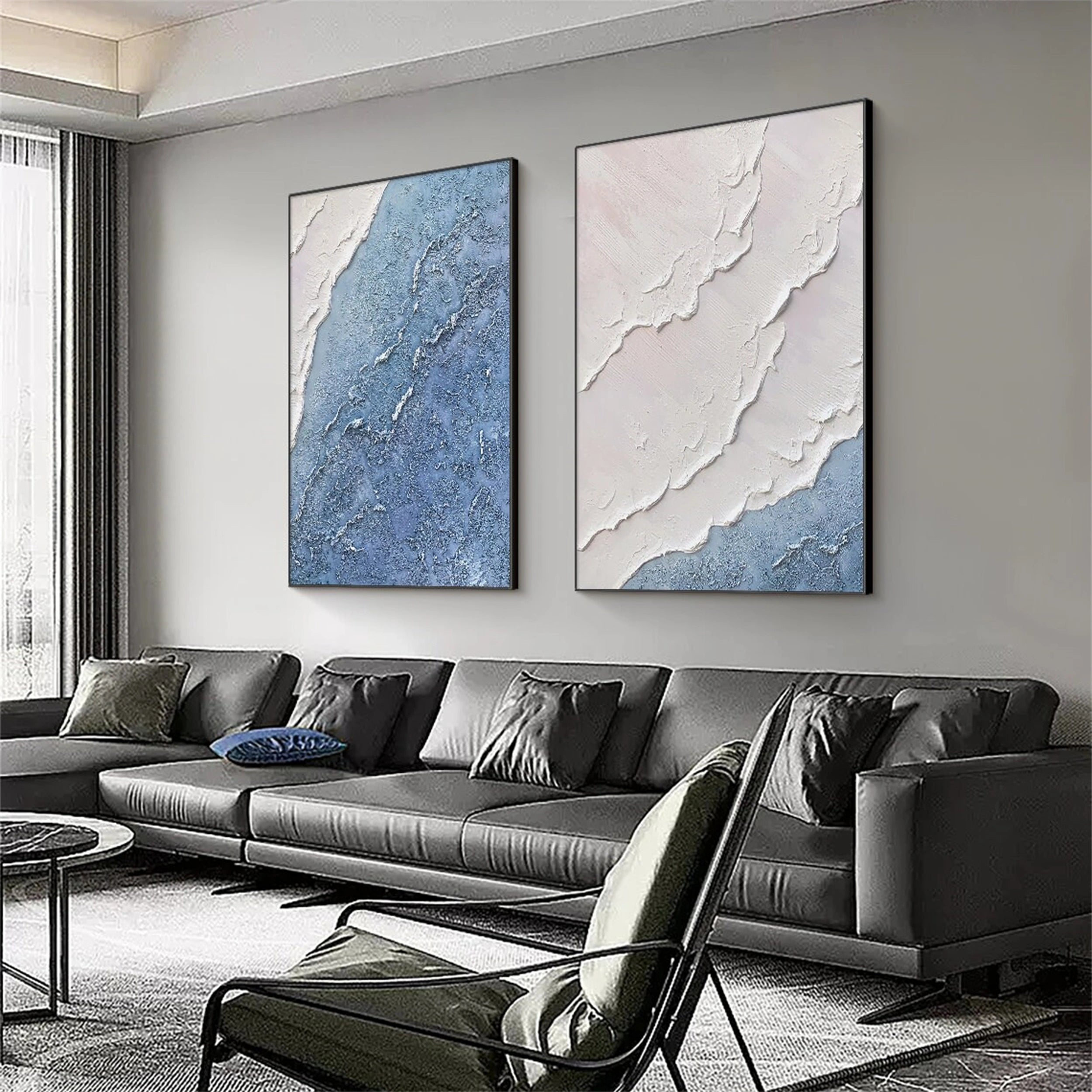Sky And Ocean Painting Set of 2 #SO067
