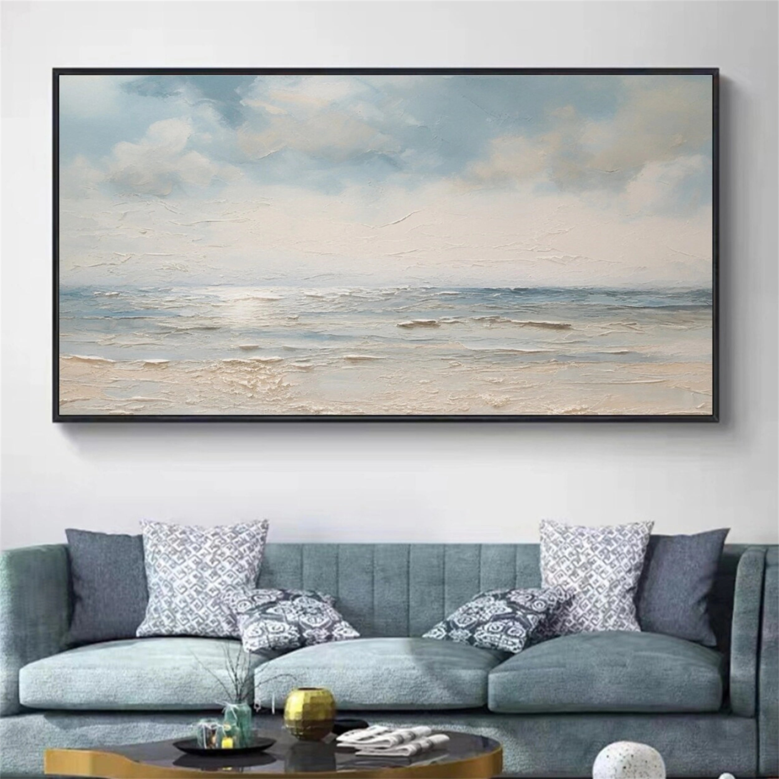 Sky And Ocean Painting #SO064