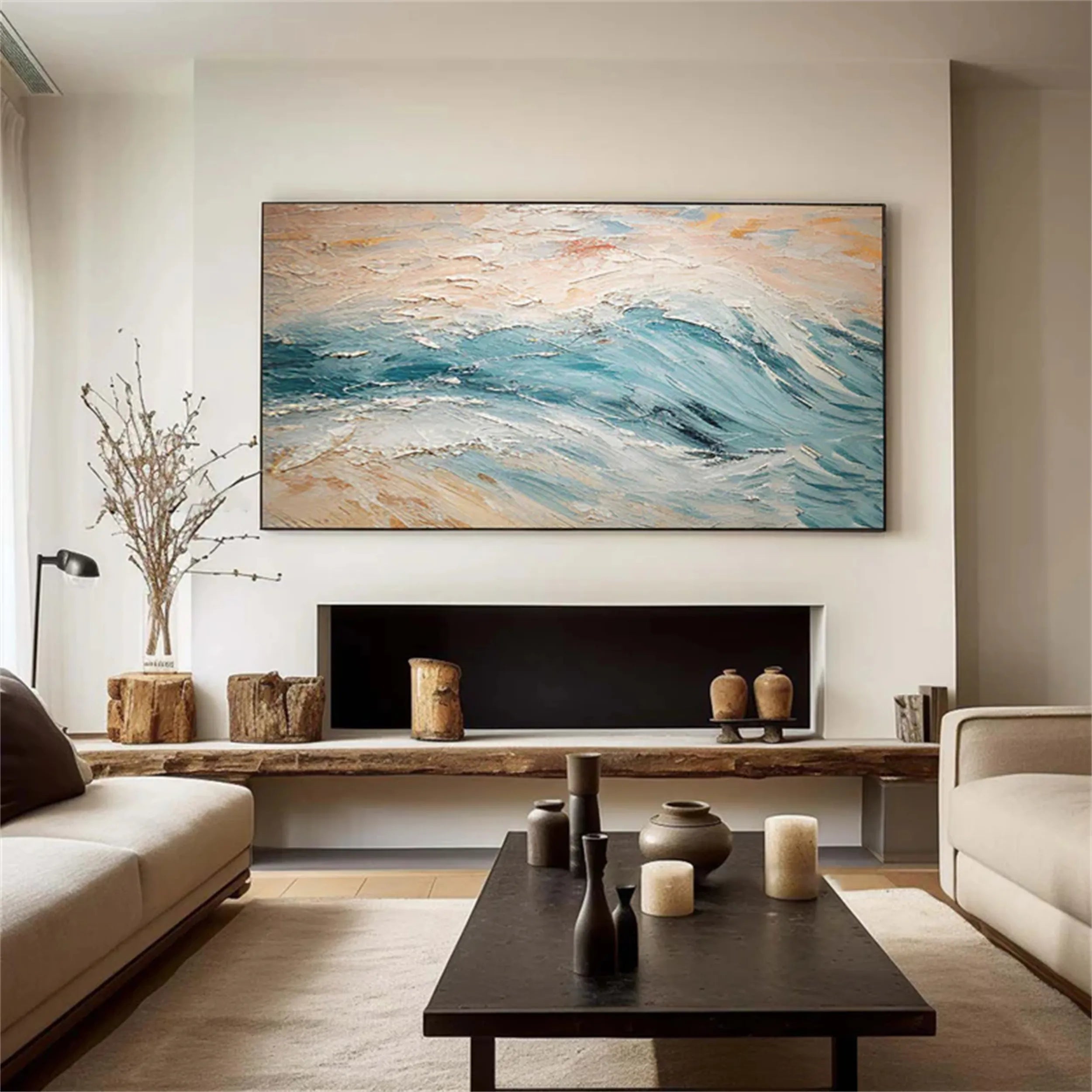 Sky And Ocean Painting #SO094