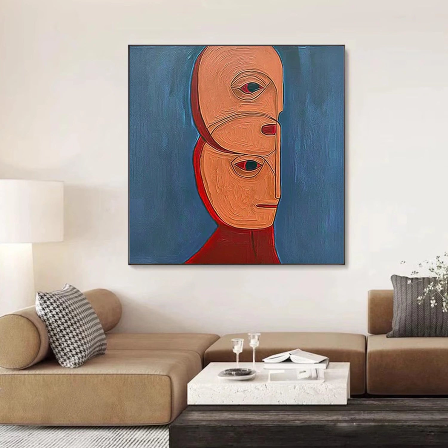 Abstract Portrait Wall Art #WP033