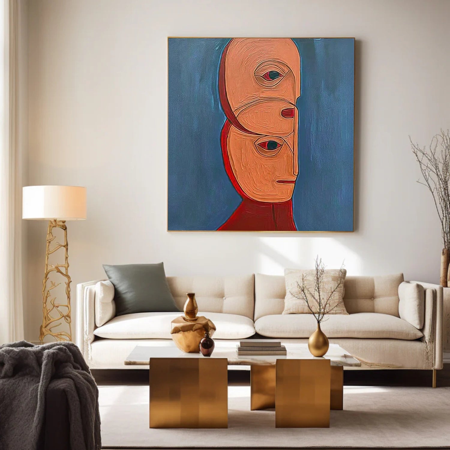 Abstract Portrait Wall Art #WP033