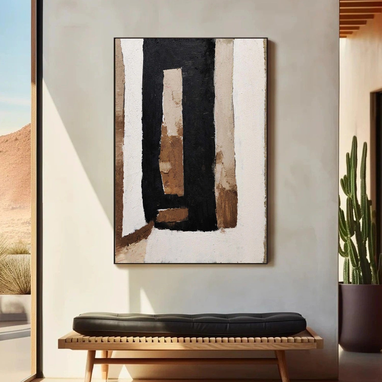 Wabi Sabi Abstract Canvas Art #WA242