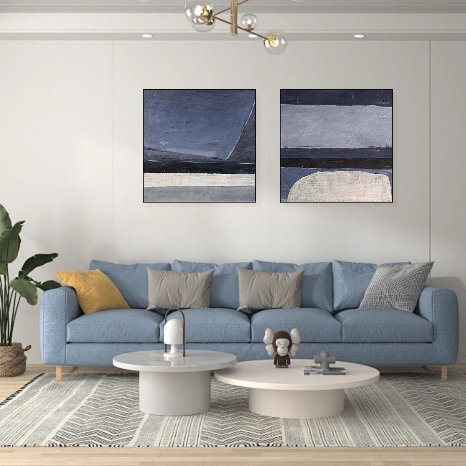 Abstract Wall Art Set of 2 #AW083