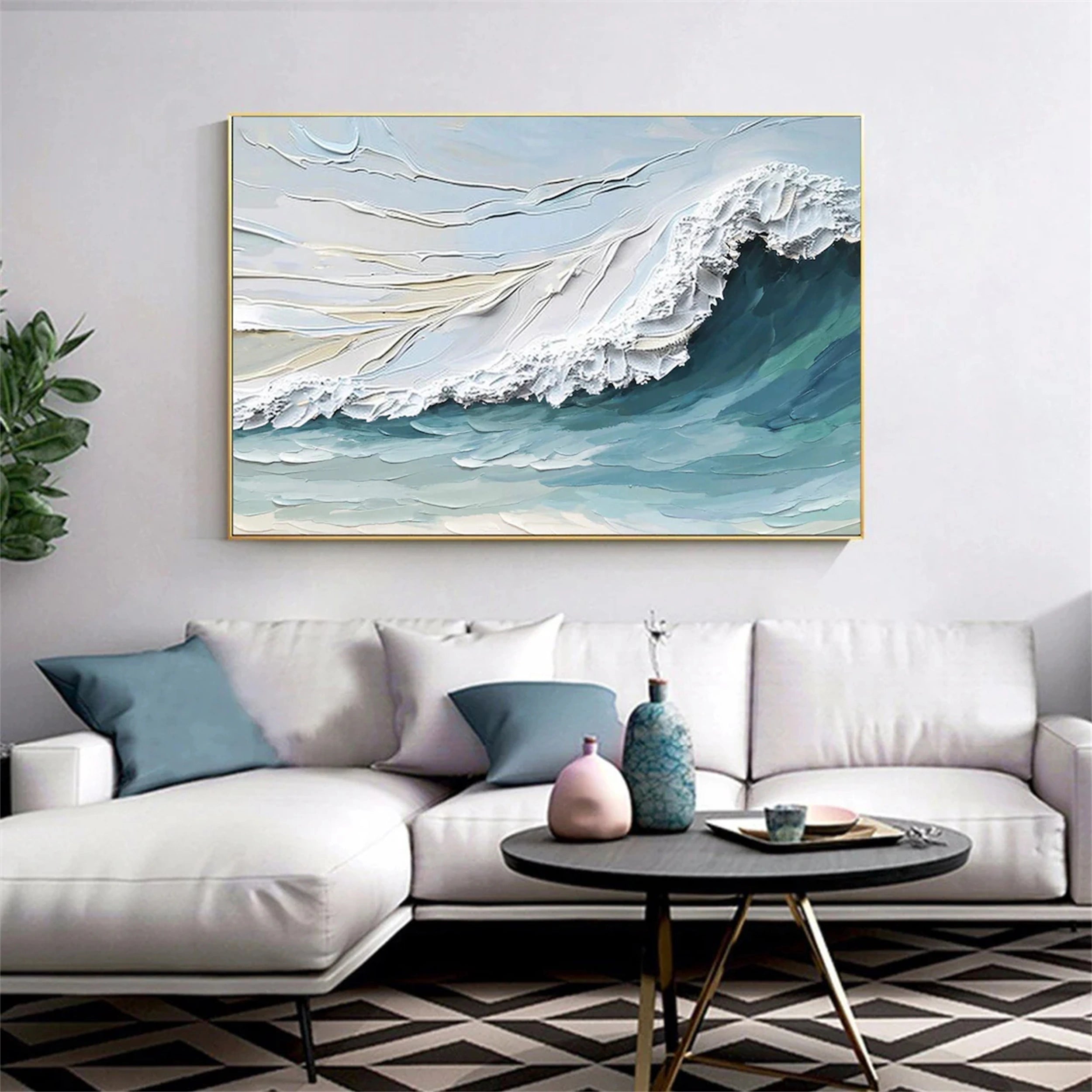Sky And Ocean Painting #SO054