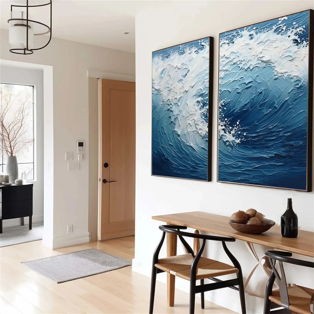 Sky And Ocean Painting Set of 2 #SO160