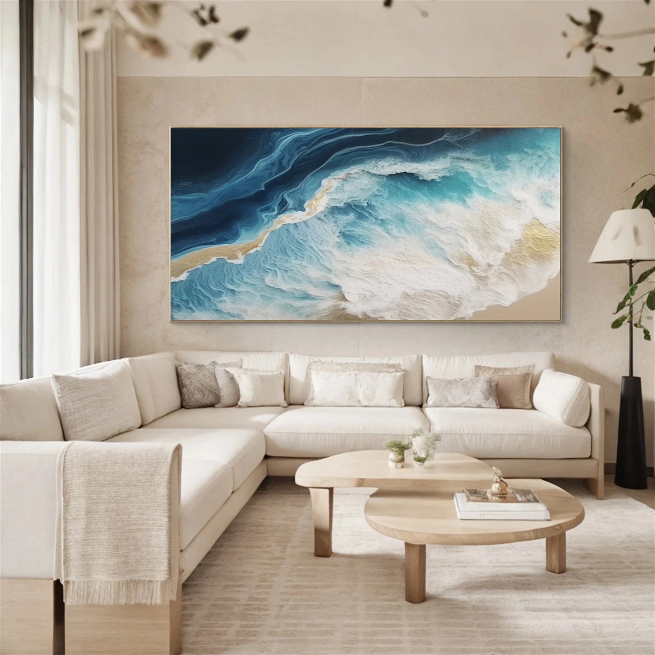 Sky And Ocean Painting #SO063