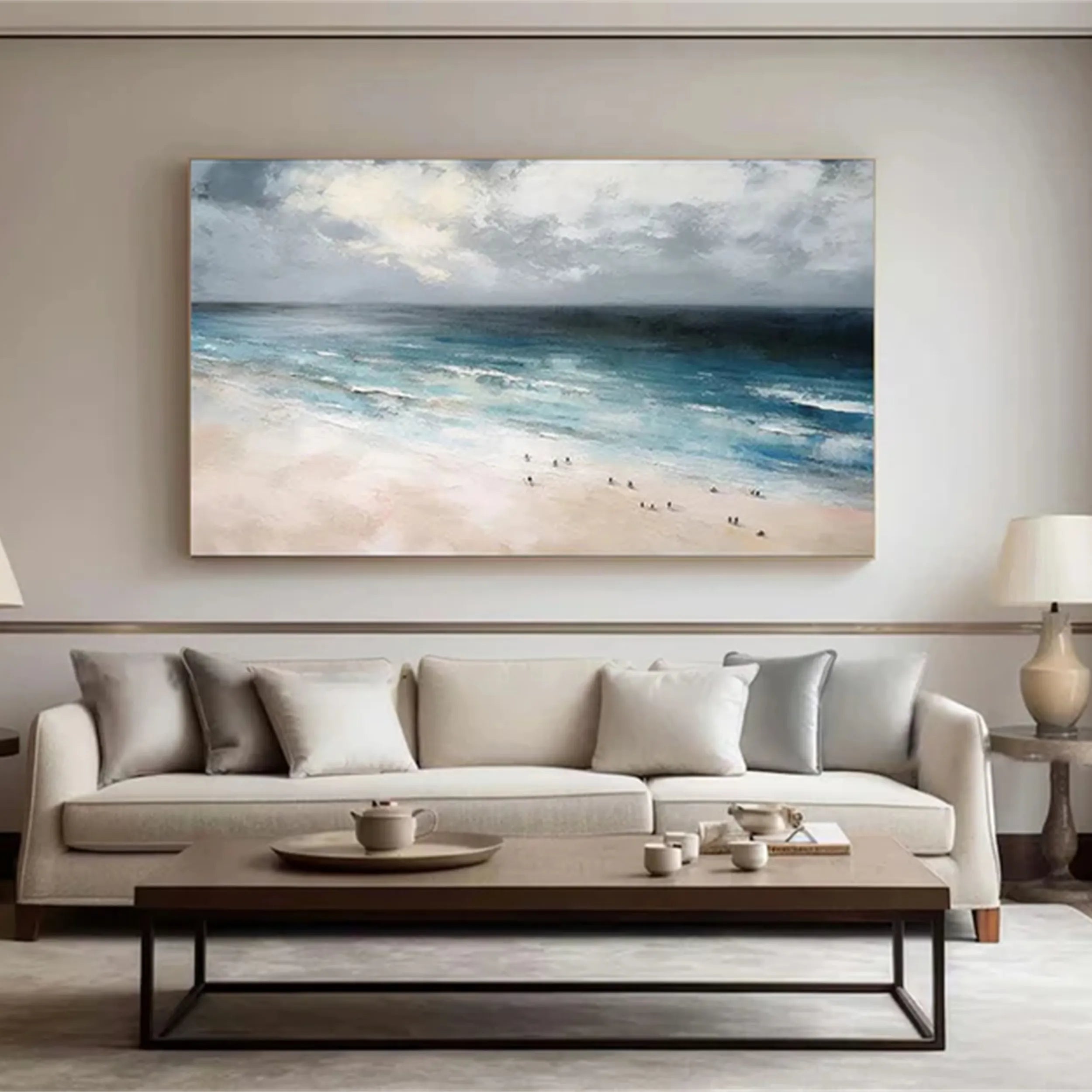 Sky And Ocean Painting #SO092