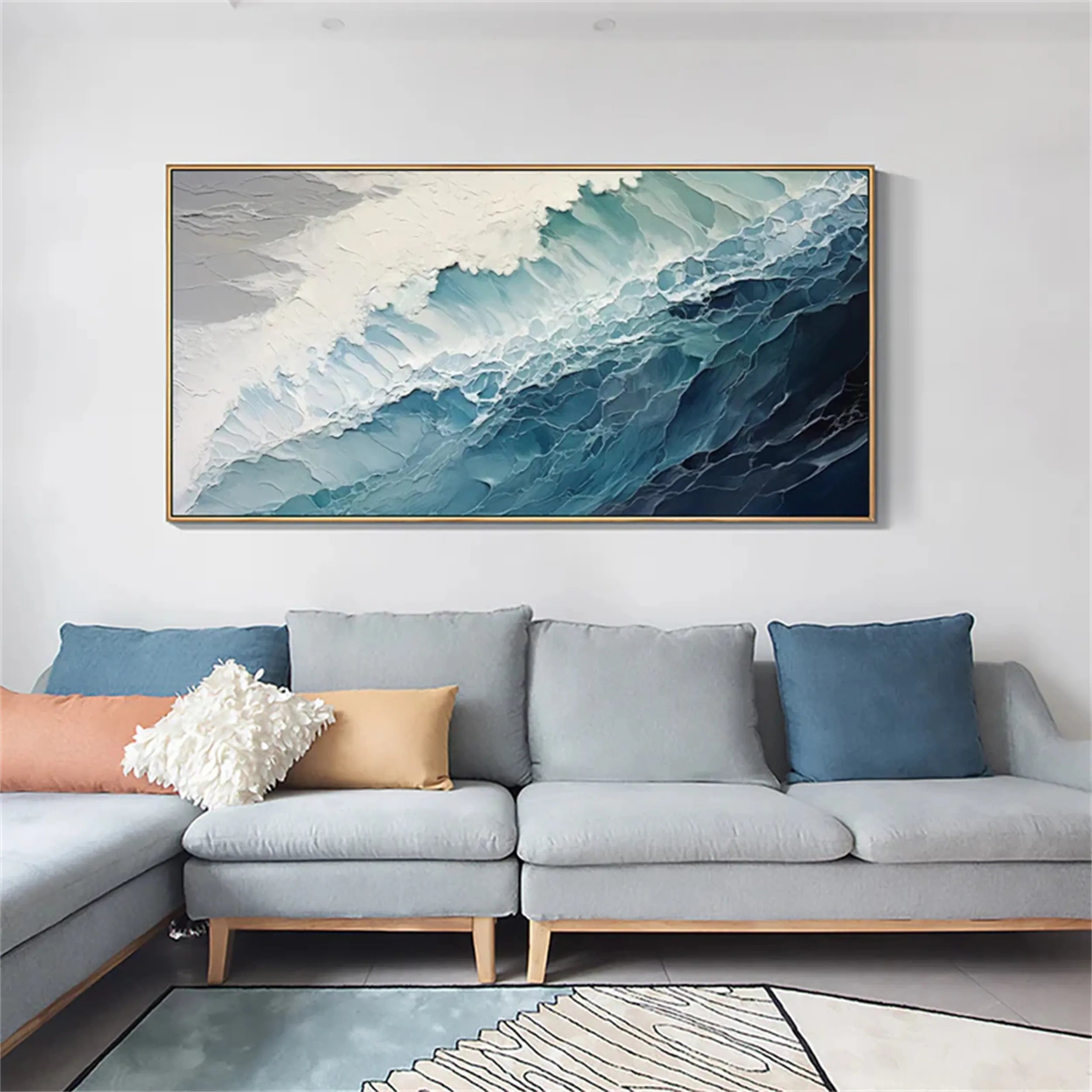 Sky And Ocean Painting #SO089
