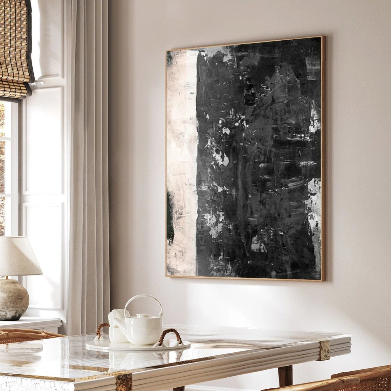 Wabi Sabi Abstract Canvas Art #WA243