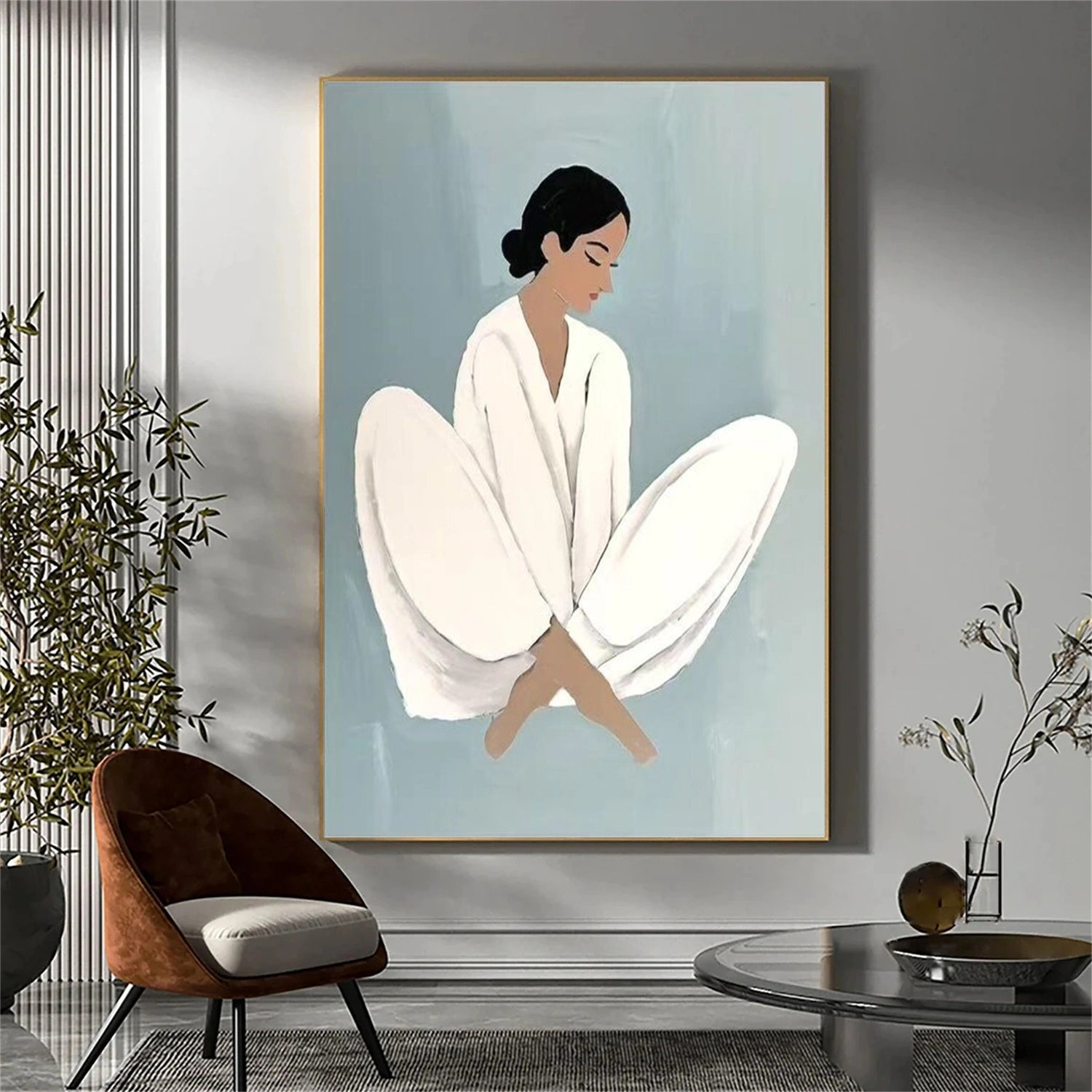 Abstract Portrait Wall Art #WP026