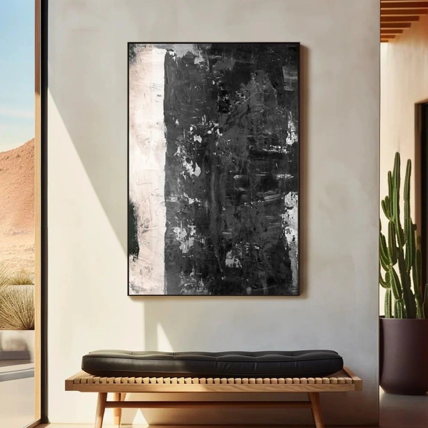 Wabi Sabi Abstract Canvas Art #WA243