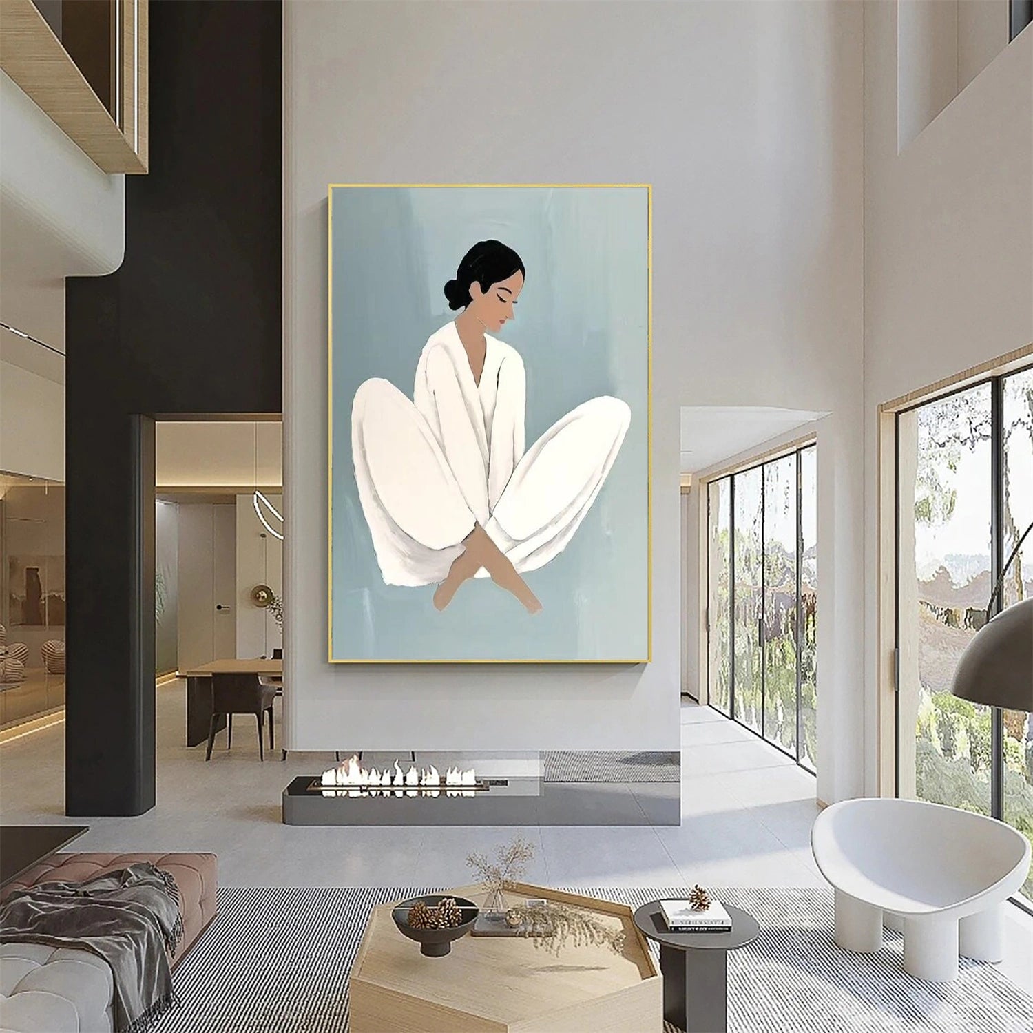 Abstract Portrait Wall Art #WP026