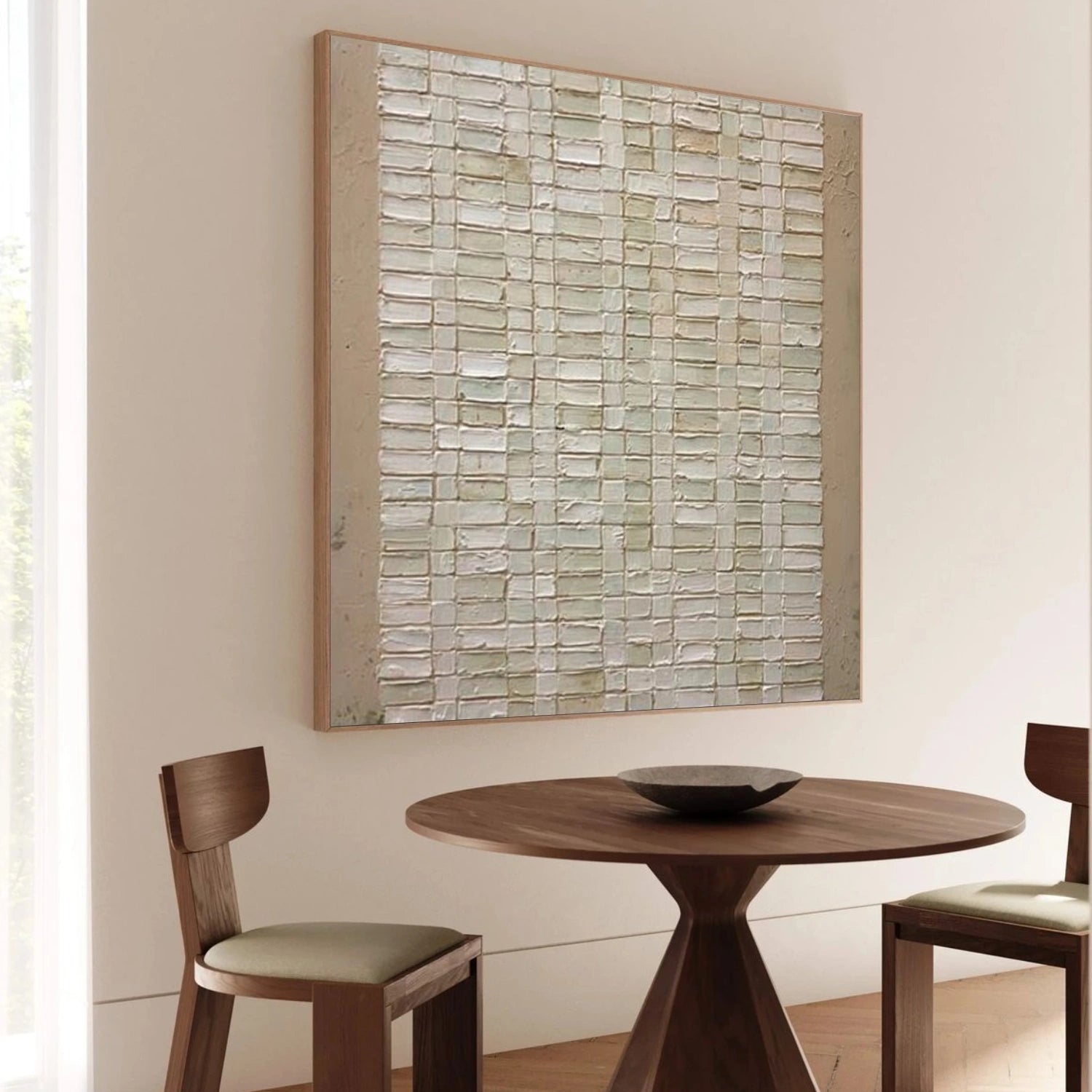 Wabi Sabi Abstract Textured Canvas Art #WA235