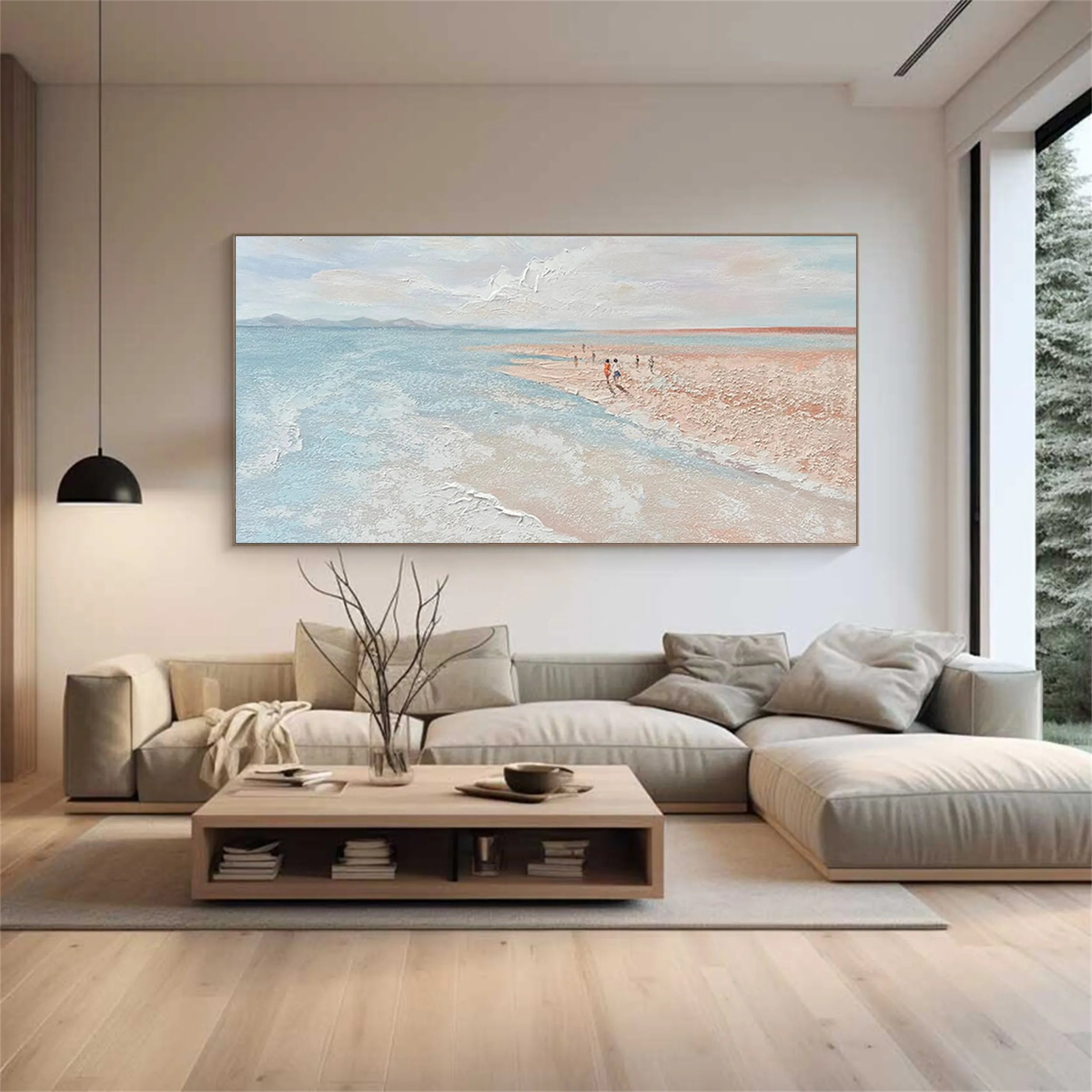 Sky And Ocean Painting #SO079